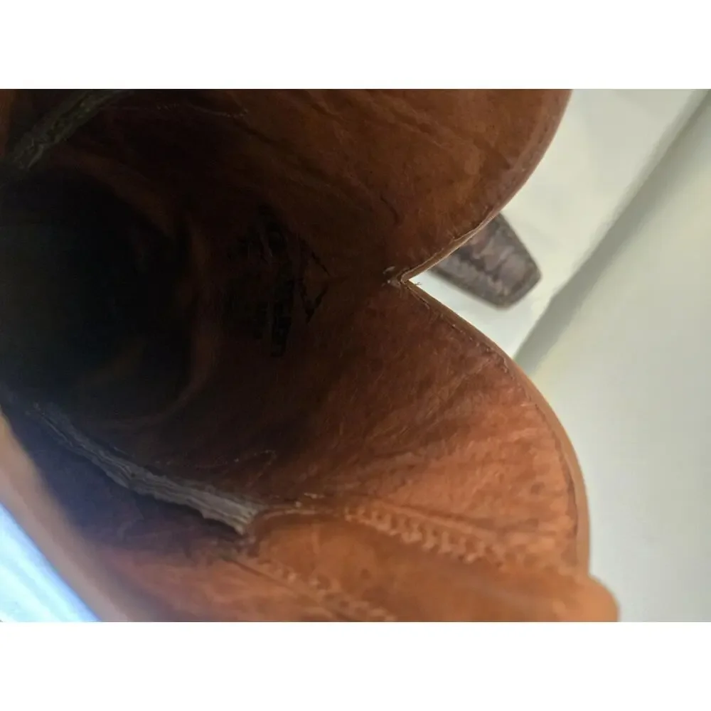 Innovation Cowboy Boots Mens 7 Made In Mexico Python Nice